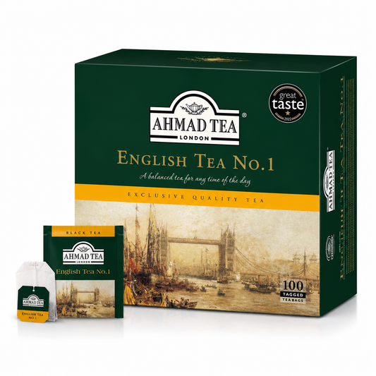 Ahmad Tea English Tea No. 1 – 100 Tagged Tea Bags