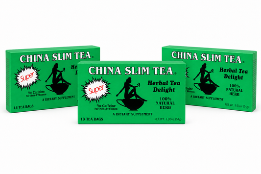 China Slim Tea Extra Strength Herbal Tea – 20 Tea Bags | Caffeine-Free Herbal Blend